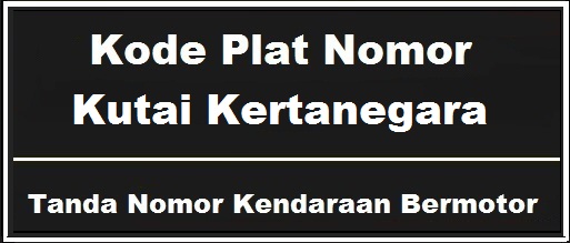 Plat kt daerah mana