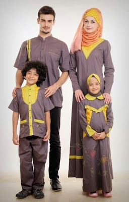 55 Desain  Baju  Muslim Keluarga  Seragam  Modern Terbaru 