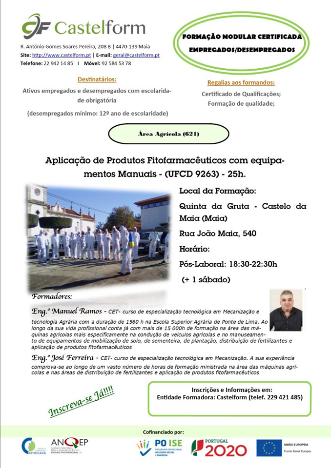 Formação financiada na Maia para o ano de 2019