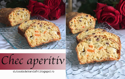 Chec aperitiv, cu legume