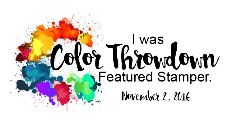 Color Throwdown Featured Stamper!