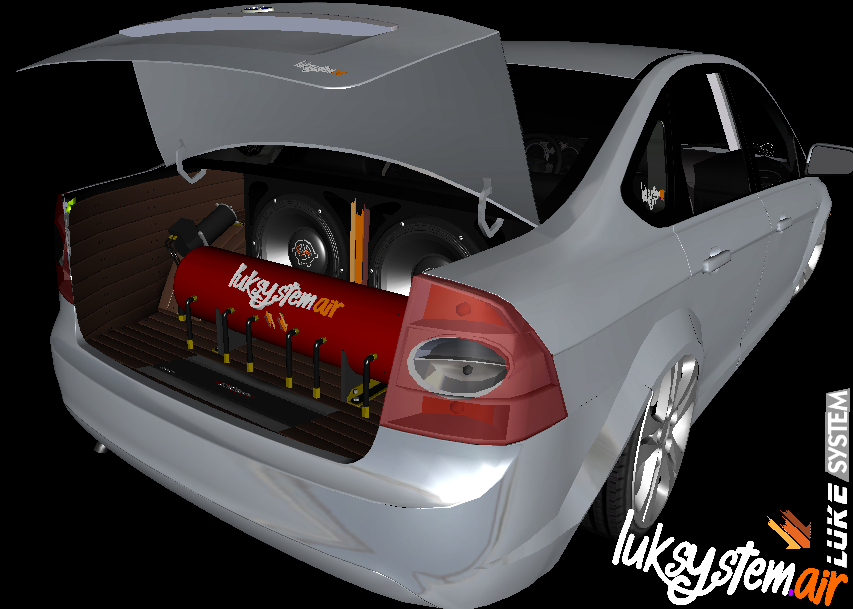 LUKSYSTEMGTA Ford Focus S. Suspensión neumática