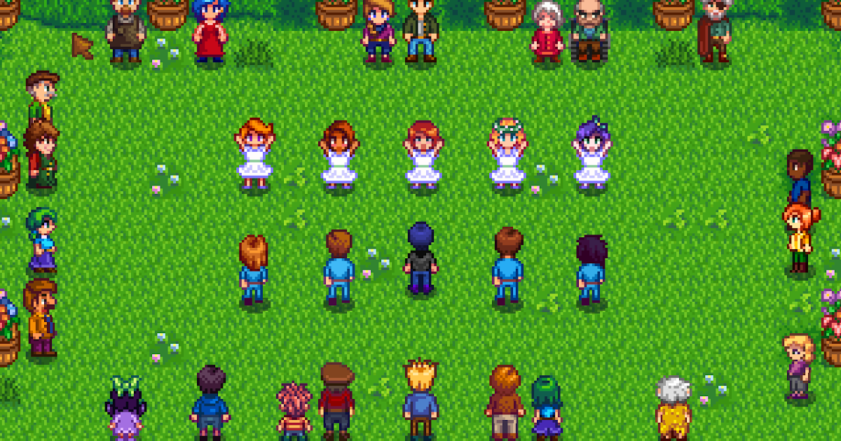 ArrPeeGeeZ Stardew Valley Walkthrough / Guide Festivals Flower Festival