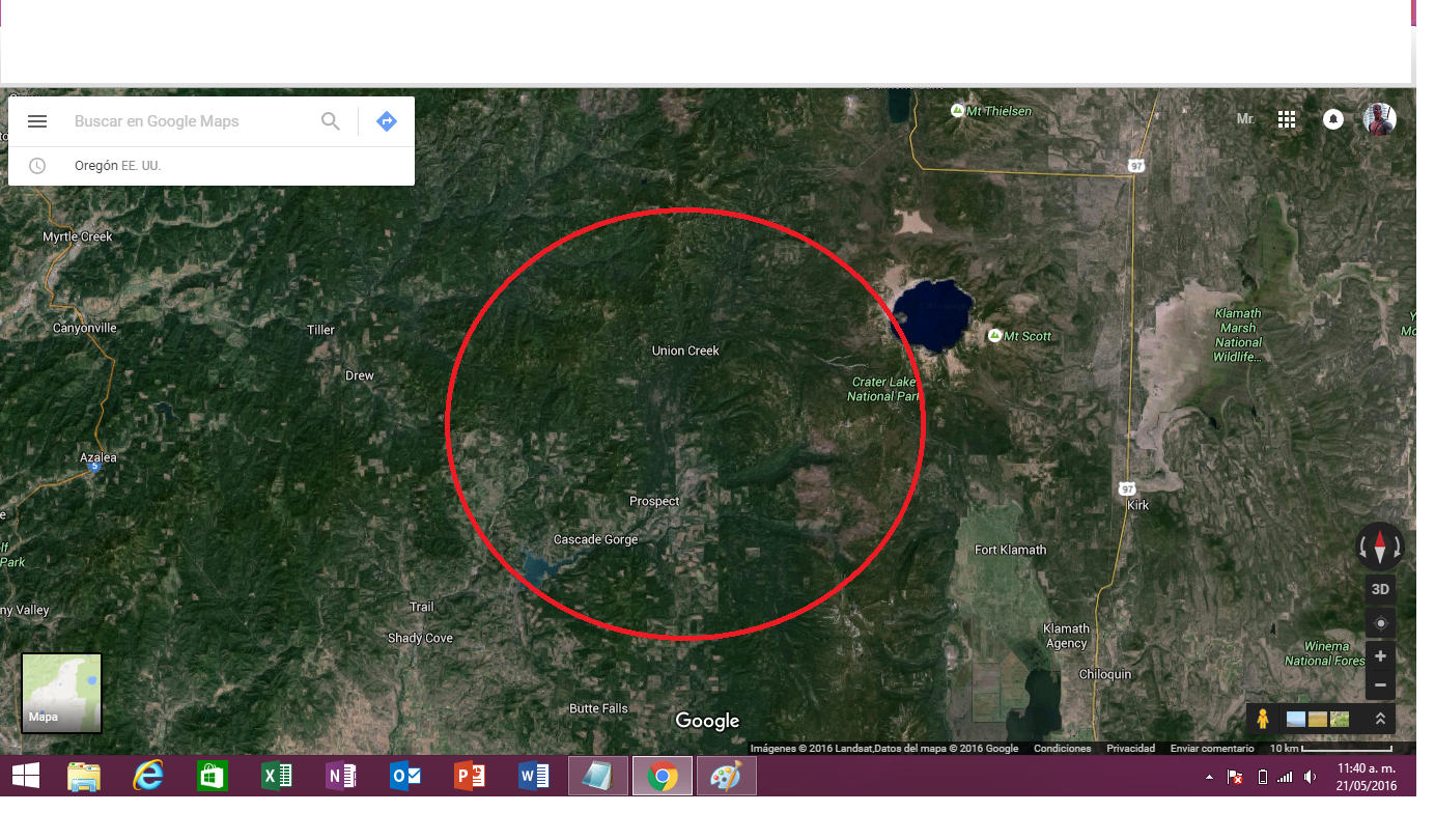 Google Maps Gravity Falls Oregon Estados Unidos