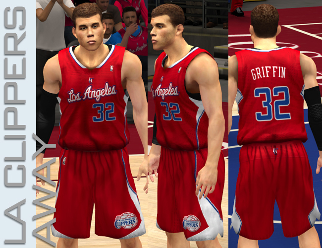 NBA 2K13 L.A. Clippers All Jerseys Patch 