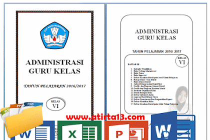 Administrasi Guru Kelas Sd/Mi Lengkap Terbaru