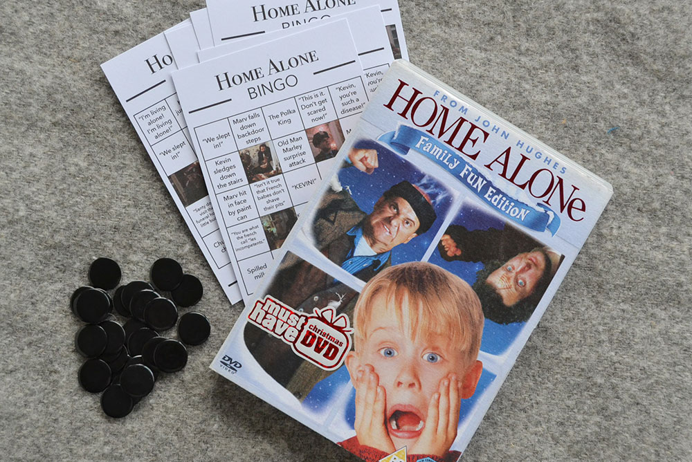 HOME ALONE BINGO PRINTABLE! FLAT 3/6
