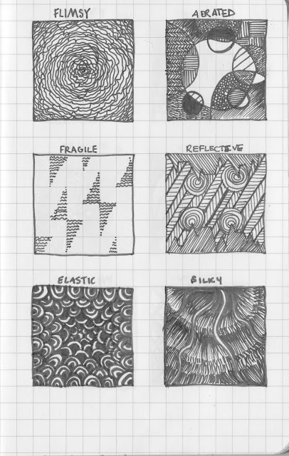 Kathryn George: Texture Drawings