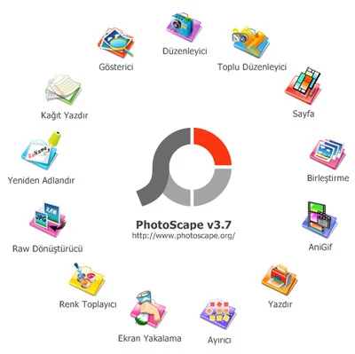Photoscape 3.7 ücretsiz resim editörü indir