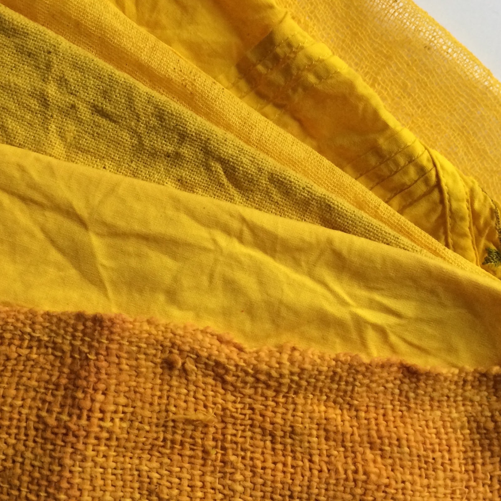 Sew Stitch Knit Dyeing with Turmeric