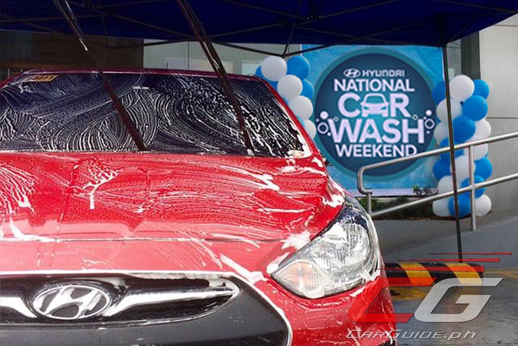 Hyundai Keeps It Clean with National Car Wash Weekend CarGuide.PH