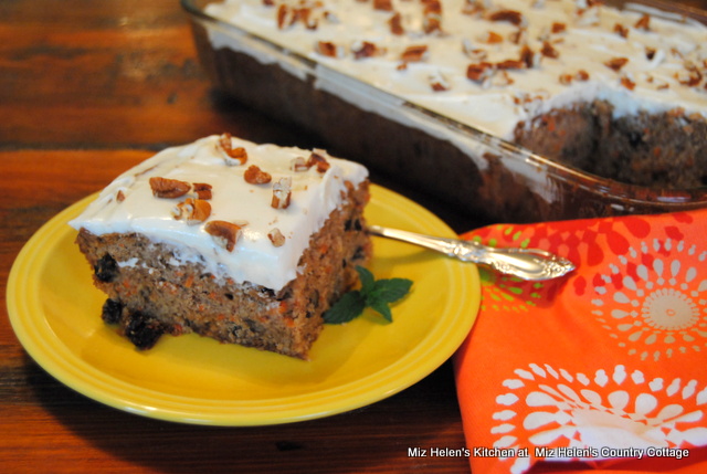 Old Fashioned Carrot Cake at Miz Helen's Country Cottage