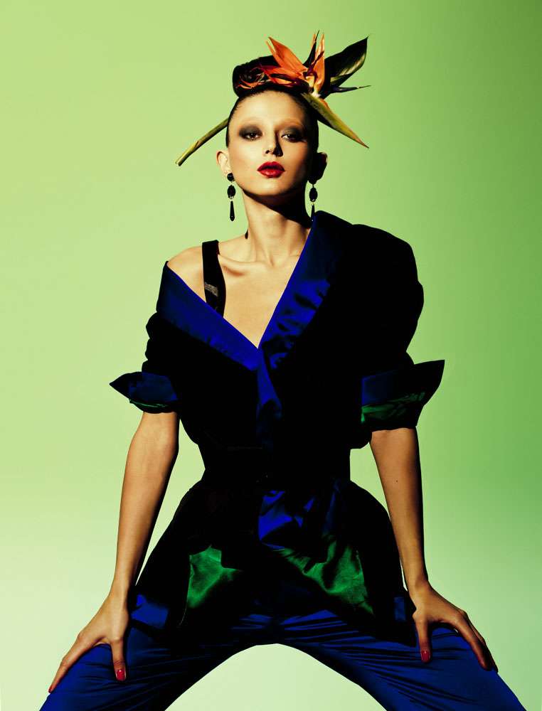 C'est Jolie!: Evelina Mambetova - Harper's Bazaar Ukraine, June 2011