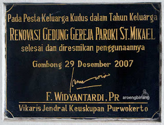 gereja st mikael gombong kebumen