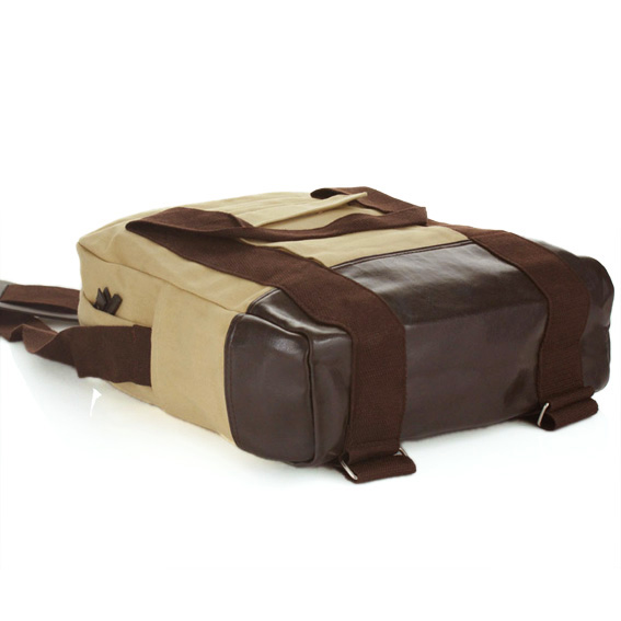 FASHION CARE 2U: BB077 Backpack bag (dark beige)