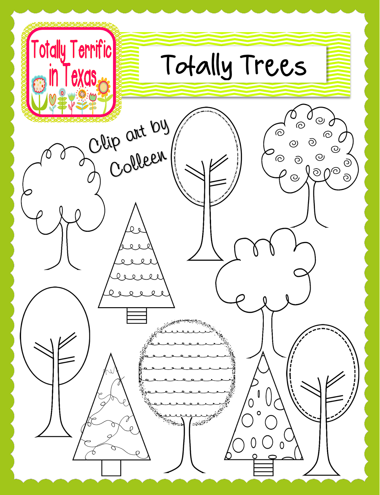 http://www.teacherspayteachers.com/Product/Totally-Trees-Clip-Art-1010482