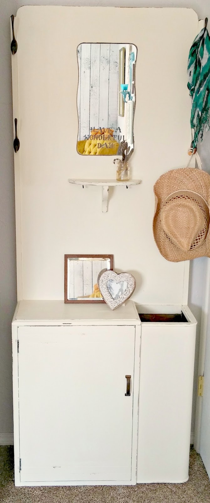 Hall Tree Makeover Little Vintage Cottage