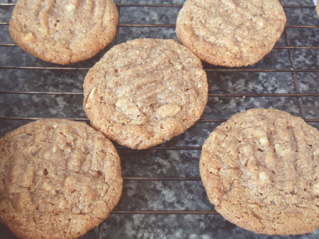 Halal Home Cooking Almond Butter Cookies using homemade almond butter