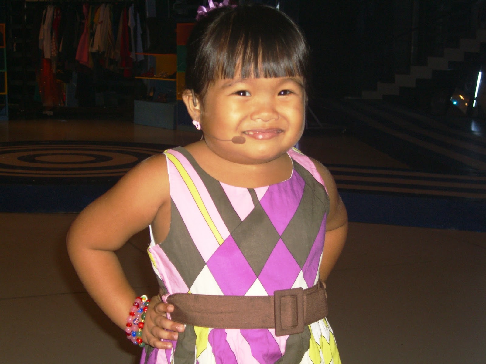 Fried Chicken for the Soul.: Ryzza Mae Models for the Audience During a ...