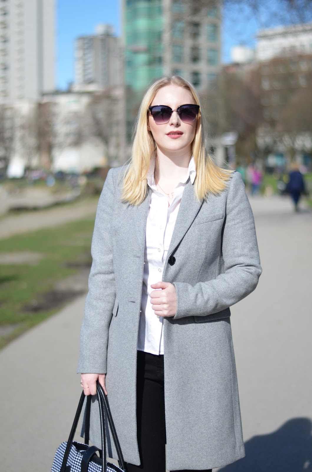 Vancouver Vogue: Business Casual: The Perfect Grey Coat
