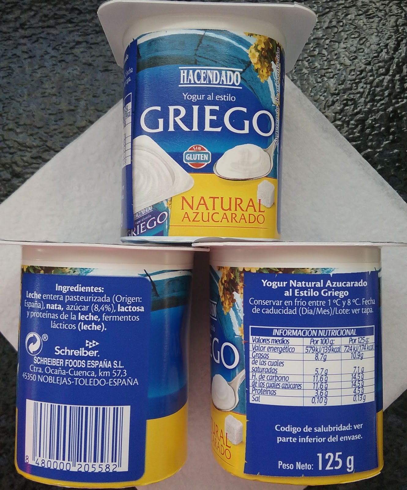 Galletas maria hacendado valor nutricional