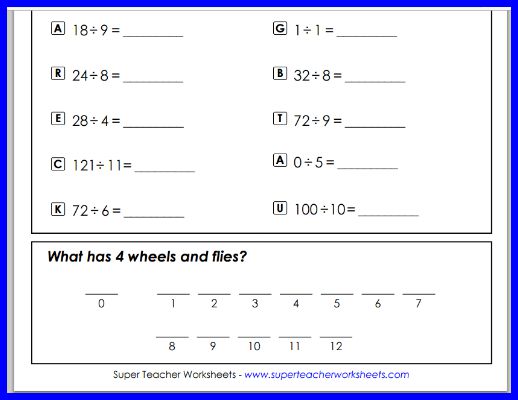 Super Teacher Worksheets: Printable Worksheets for Learning, Planning