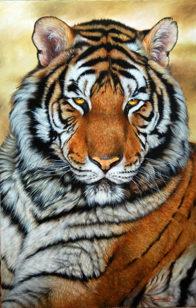 15+ Lukisan Harimau