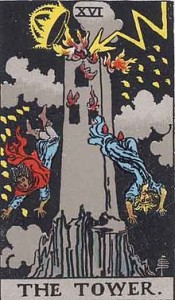 The Tower Tarot card - RWS