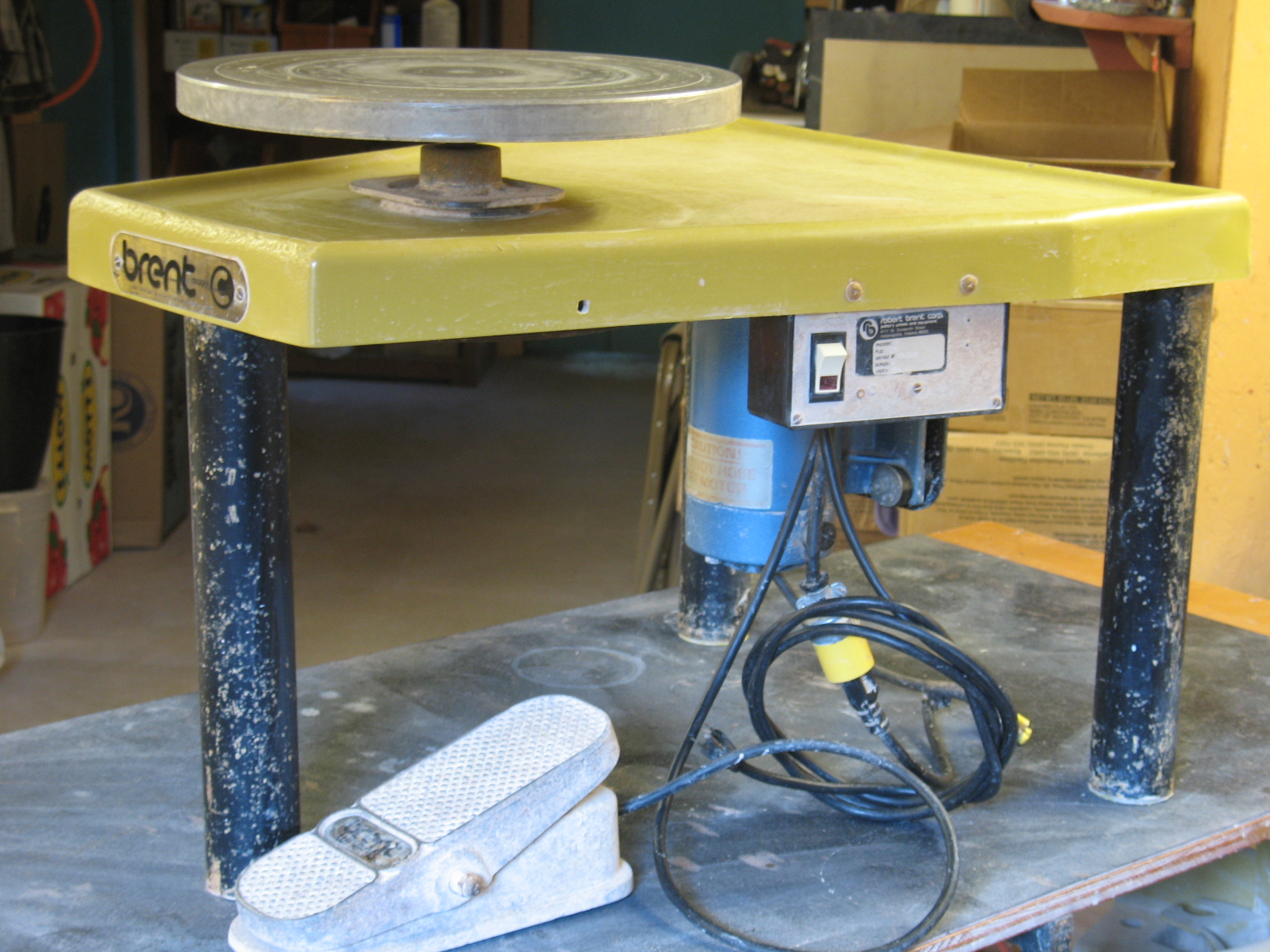 Whynot Pottery Blog wheel to sale is now sold