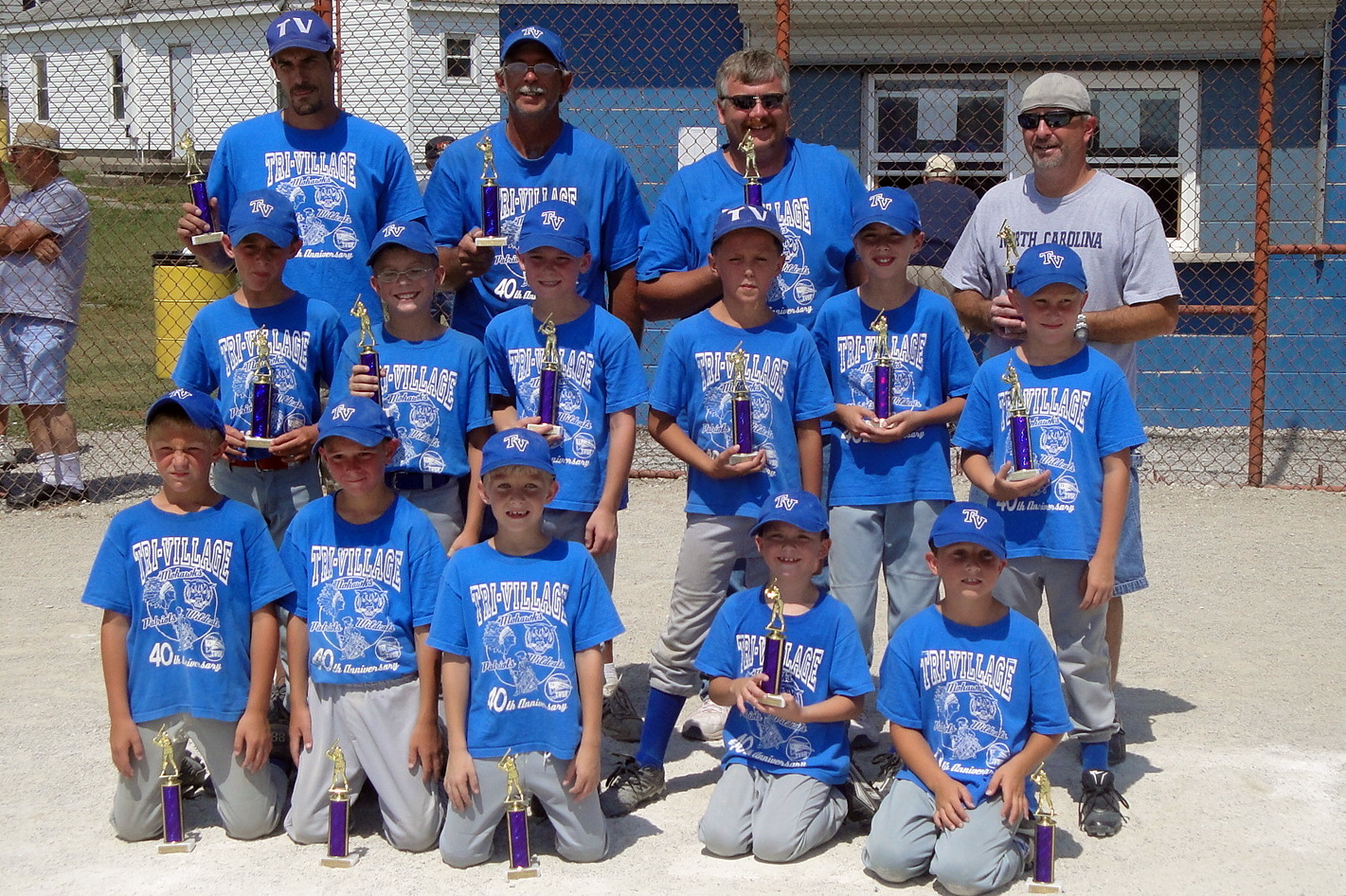 Undefeated TriVillage 3 Team Wins Mini Boys Baseball