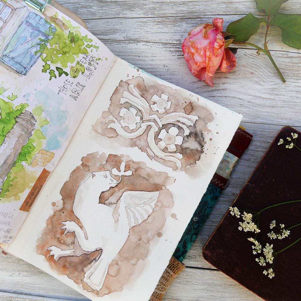 Watercolor travel sketchbook Watercolor travel sketchbook