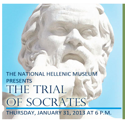 screen shot of NHM's ad for Trial of Socrates