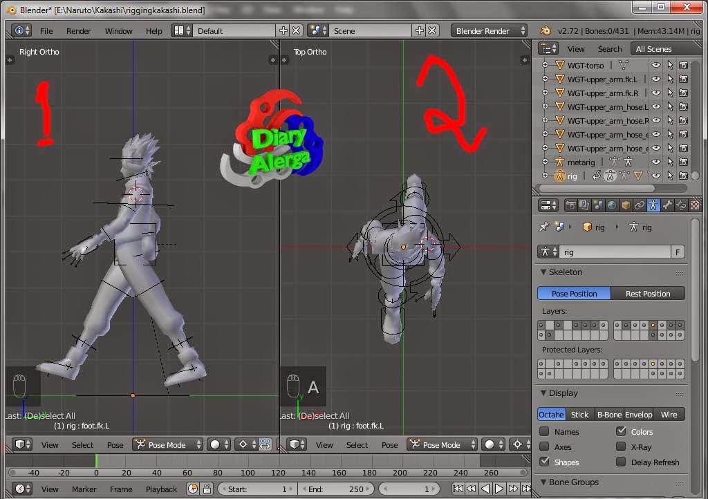 Simple rig blender. Риггинг в блендер. блендер туториал. blender rig. blender rigging tutorial.