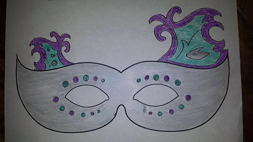 Mardi Gras Printable Mask + Activity Ideas Mommy's Block Party