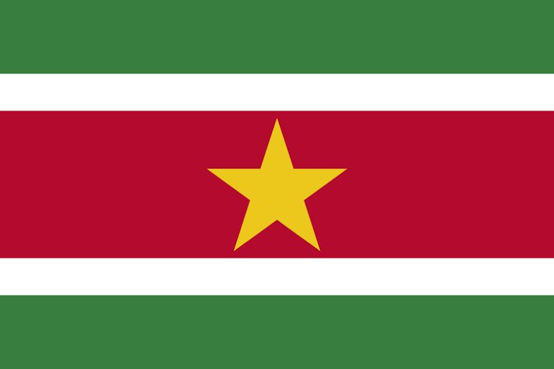 Bendera identitas negara Suriname