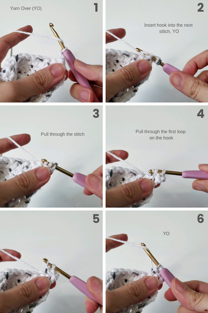 How to Crochet the Herringbone Double Crochet Stitch (HBDC)