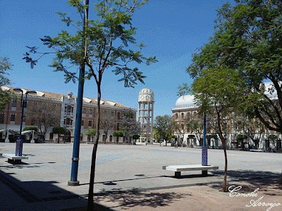 Varias imagenes del espacio Centro Cultural que antes fue el Cuartel de Artilleria de Murcia
