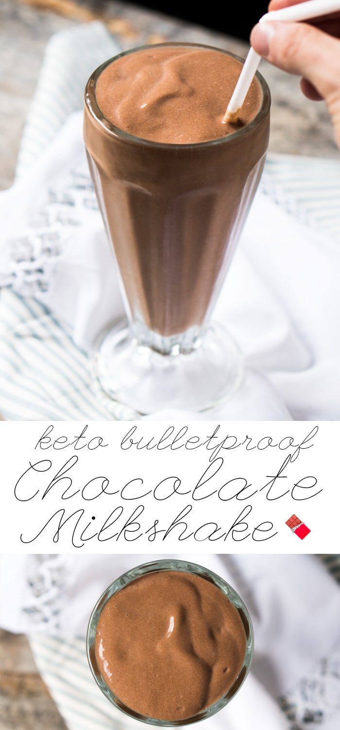 Bulletproof Breakfast Chocolate Milkshake 🍫 gluten free, keto & paleo