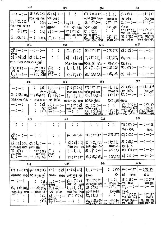 AFRICAN MUSIC IN TONIC SOLFA CHORAL