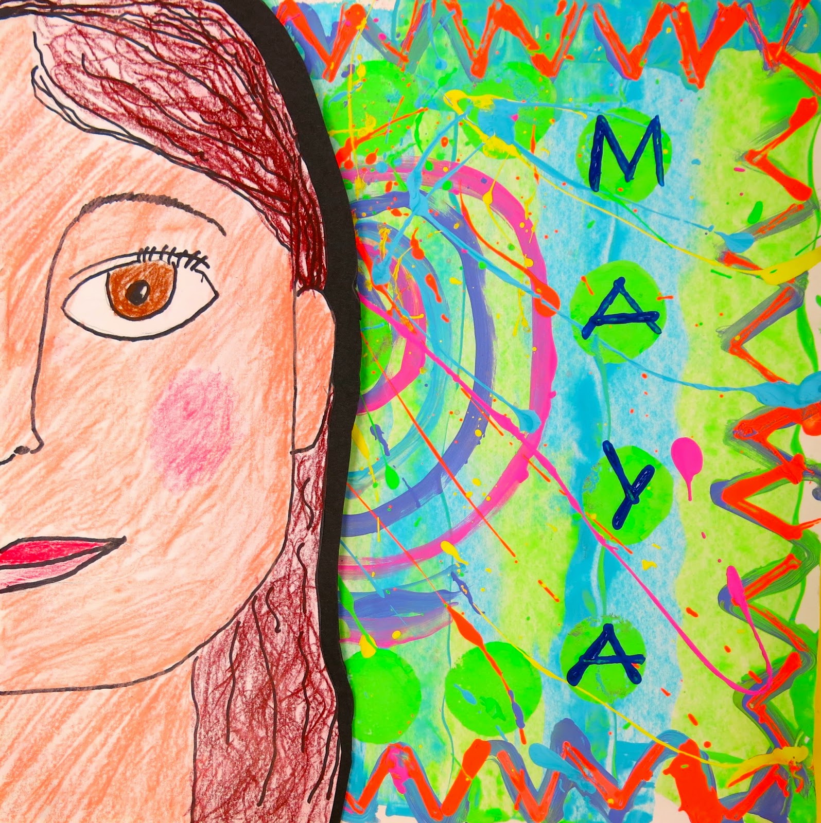 Cassie Stephens: In the Art Room: Beautiful Oops Self-Portraits with