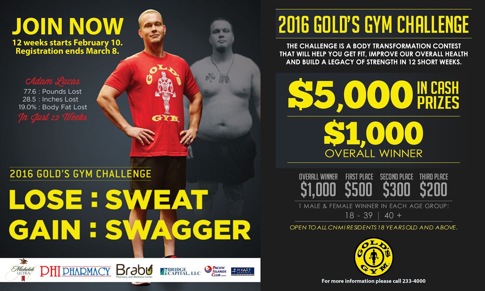 Gold's Gym Saipan February 2016