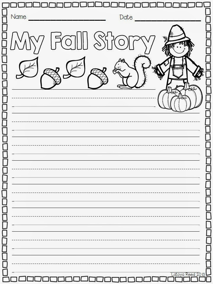 Gallery For Fall Writing Template