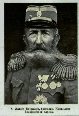 Lakic Vojvodić, general Commandant of the Vasojevici division