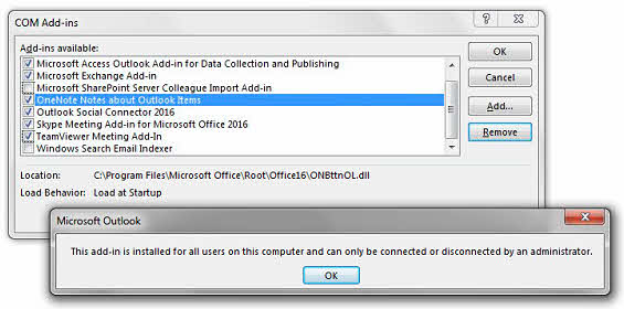 microsoft onenote add ins 2013 installation