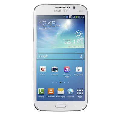 samsung galaxy mega white 6.3-inches smartphone front display