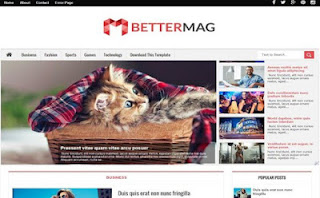 Better  Mag responsive magazine Blogger Template