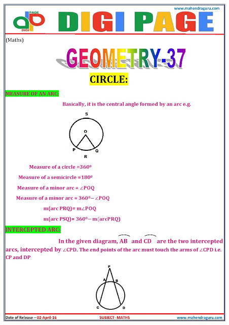 Digi Page - Maths - 02.04.2016 Digi Page - Maths - 02.04.2016