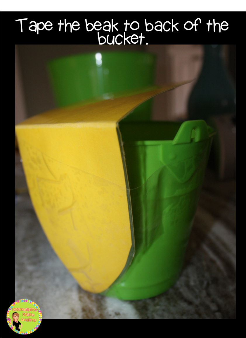 Differentiation Station Creations DIY Turkey From A Plastic Bucket