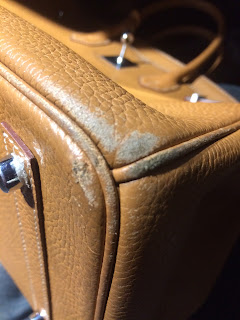 Hermès Birkin, sac de luxe, maroquinerie restauration, reparation sacs, refection sacs, teinture sacs, patine, sac