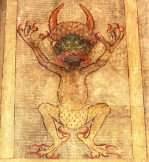 Dibujo del Diablo en el Codex Gigas